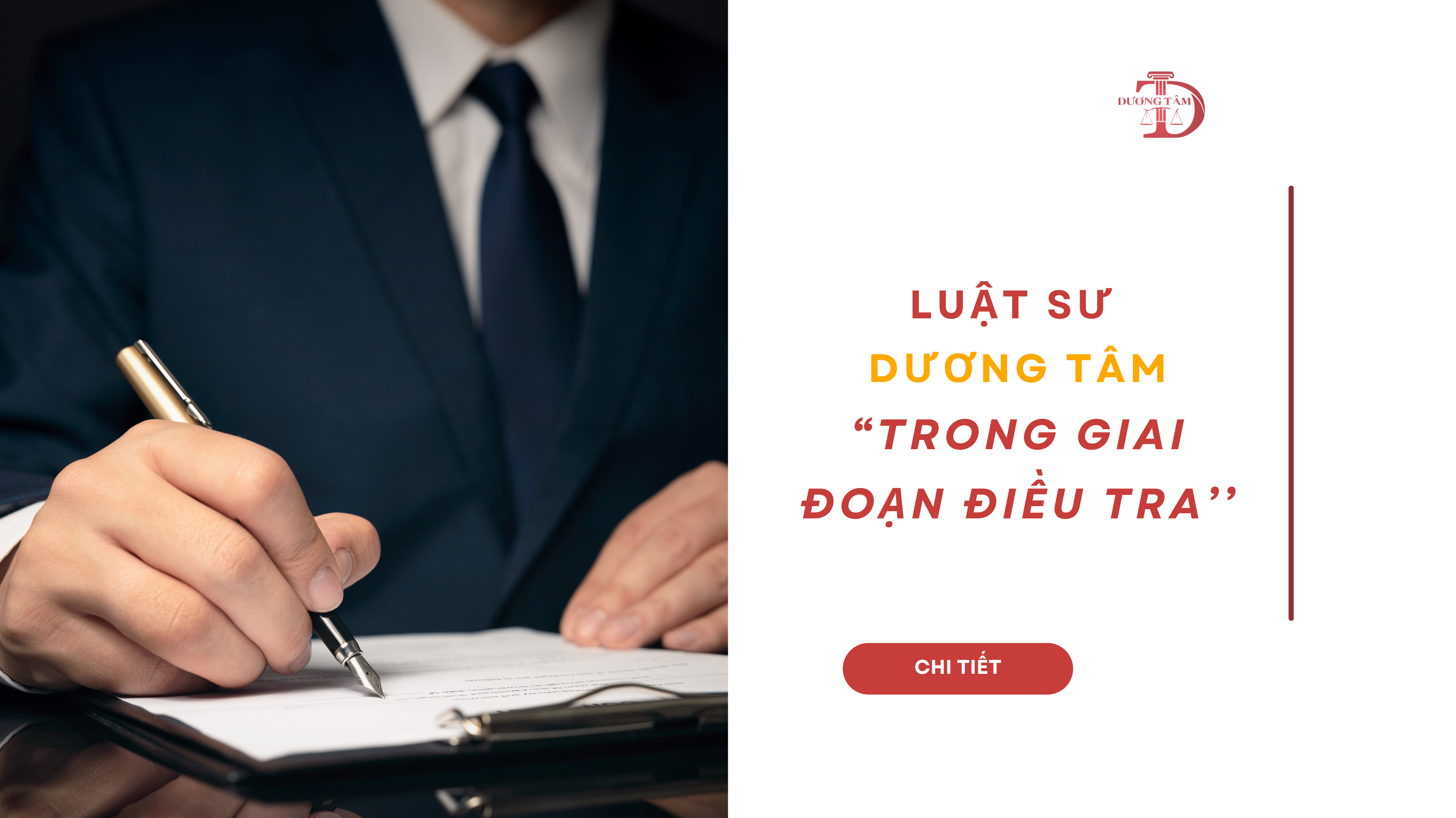 Luật sư Dương Tâm trong “Giai đoạn điều tra” vụ án hình sự