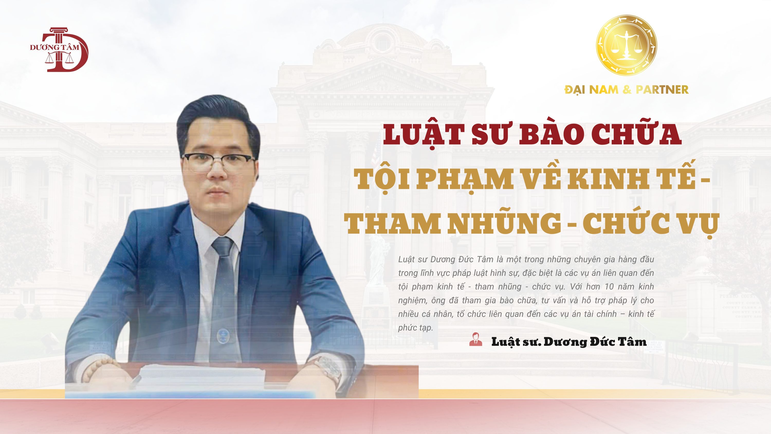 Luật sư Dương Đức Tâm